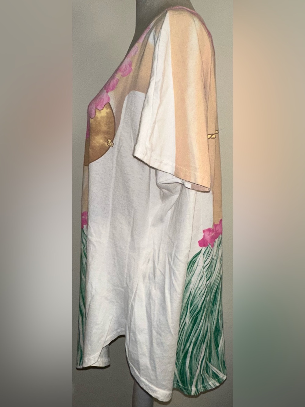 Hula Girl Swim Cover Up Shirt Dress - Picture 2 of 7